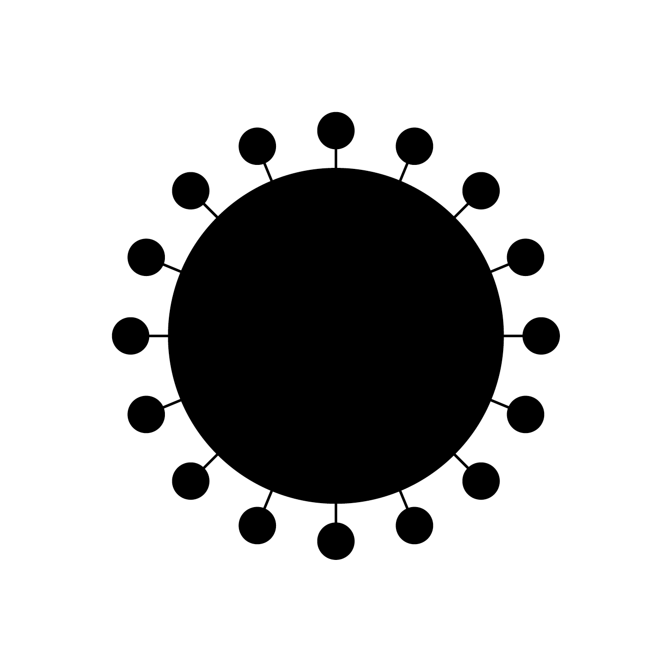 Piktogramm Corona