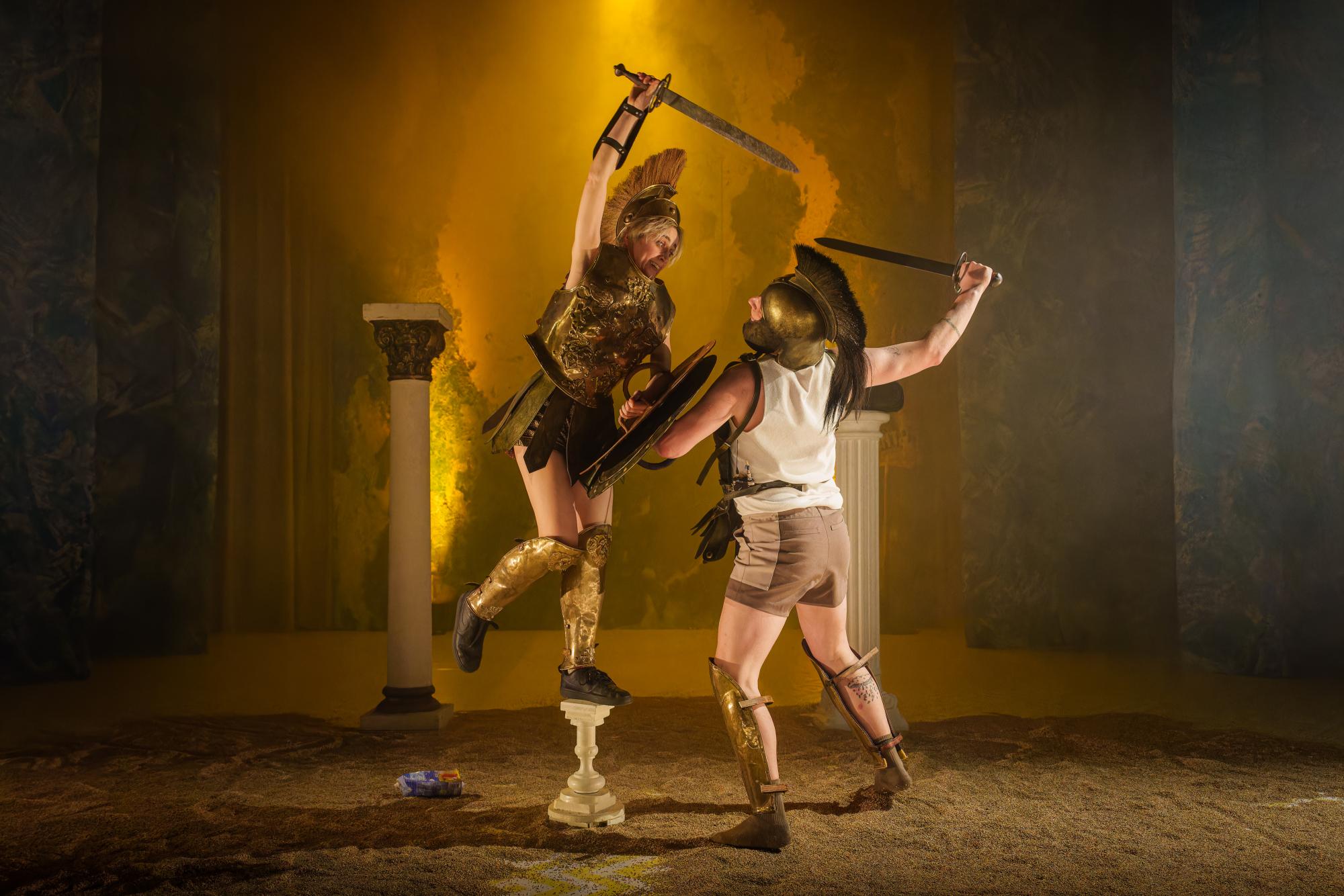 Eine Szene aus ‹Die Ilias / Achilles – ein Stück mit Fersen› 